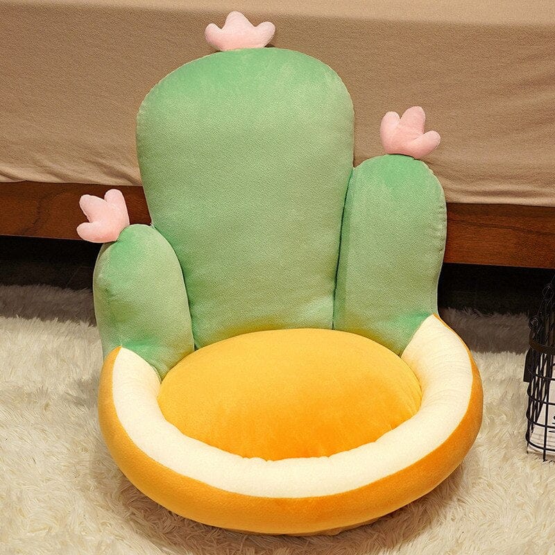 Cuscino in peluche per sedia Cactus