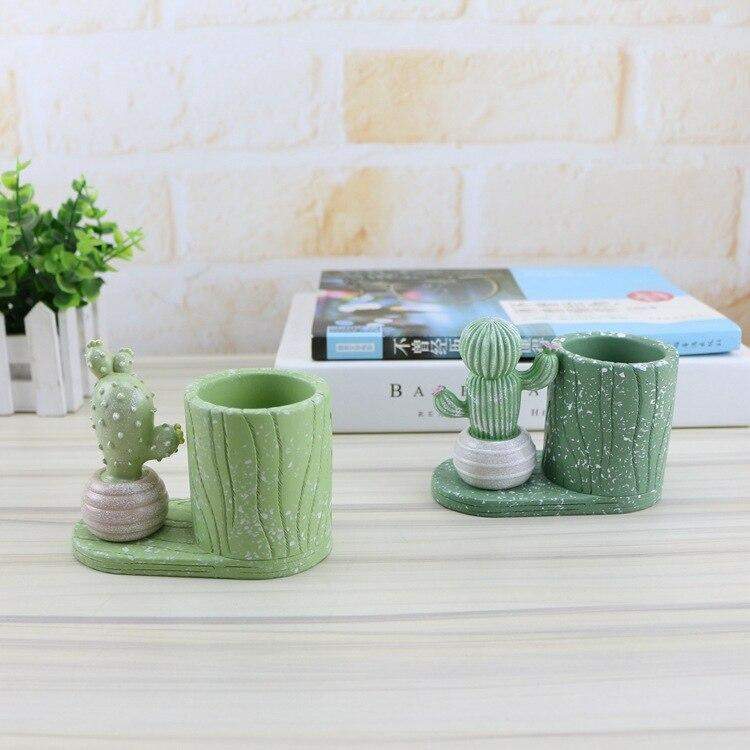 Décor de bureau de cactus