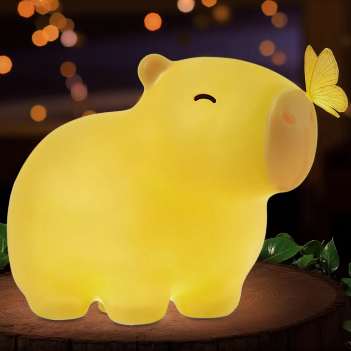 Capybara Squishy Night Light - Perfect Gift 🎁