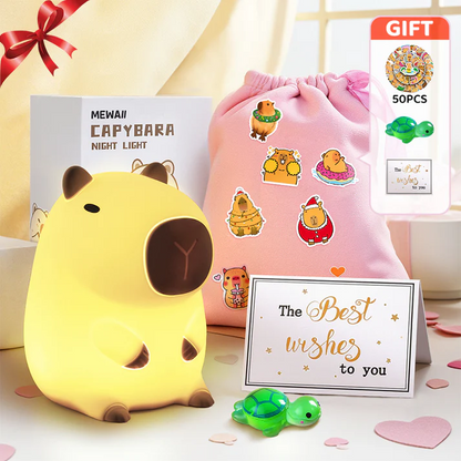 Capybara Squishy Night Light - Perfect Gift 🎁