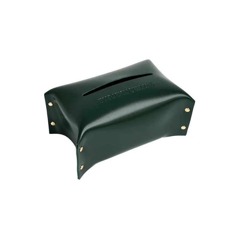 Leather Tissue Box Square