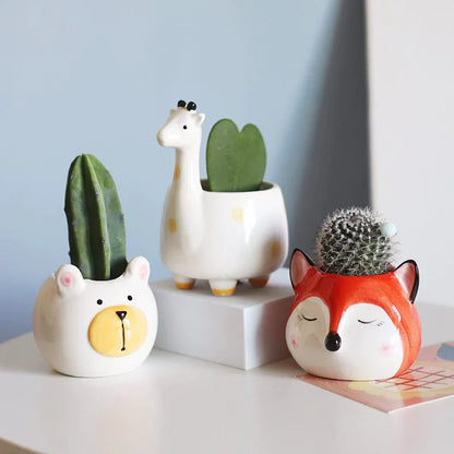 Cartoon Animal Succulent Pot