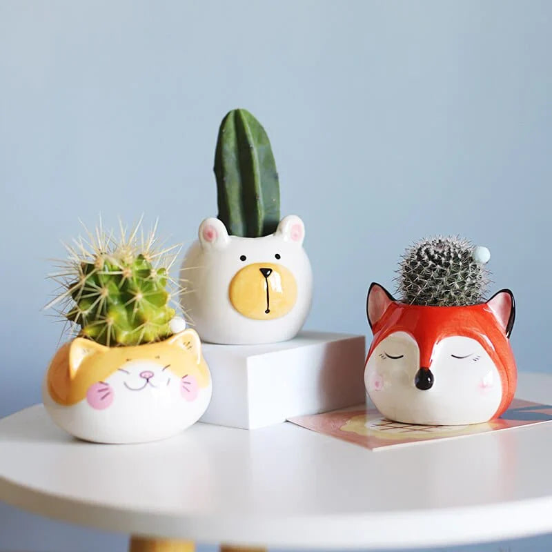 Cartoon Animal Succulent Pot