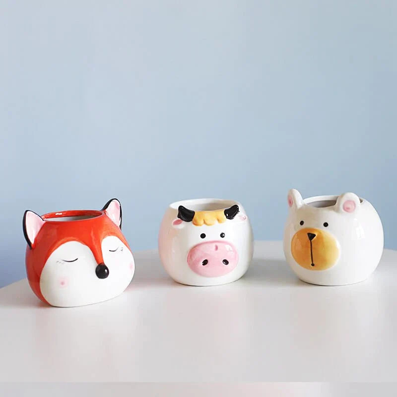 Cartoon Animal Succulent Pot