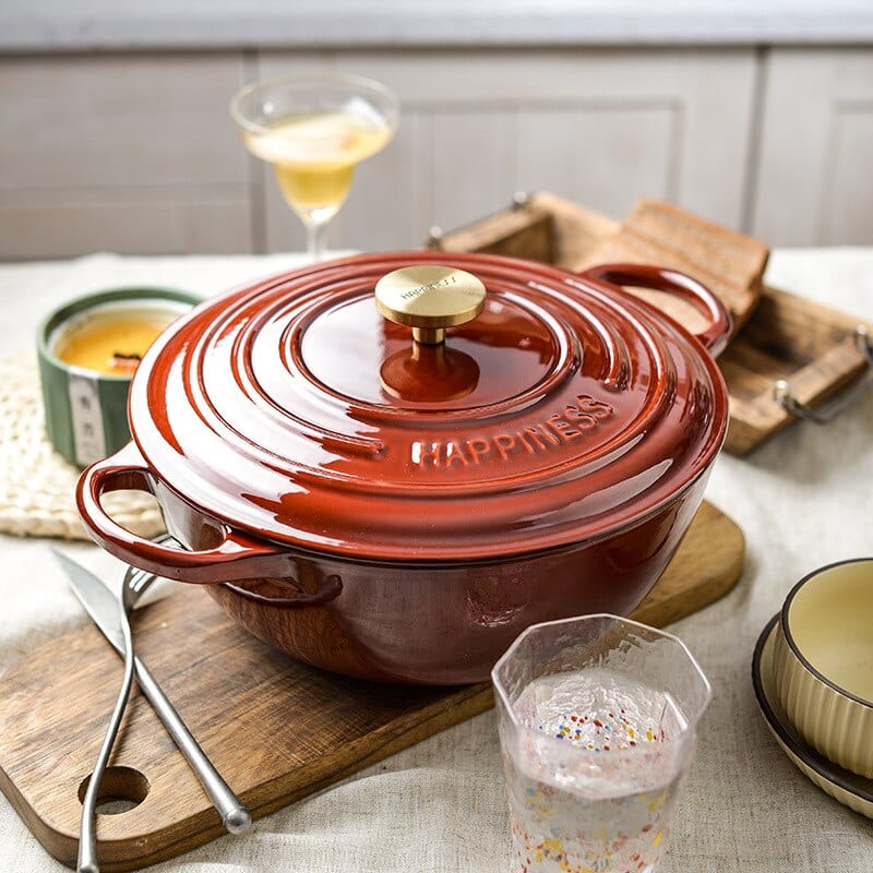 Cast Iron Non-stick Cooking Pot