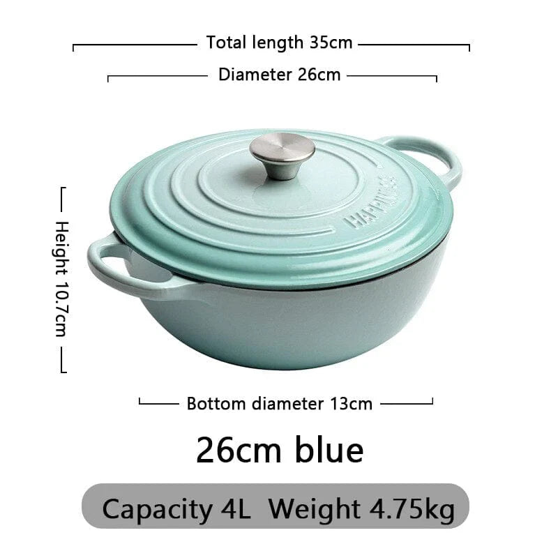 Cast Iron Non-stick Cooking Pot