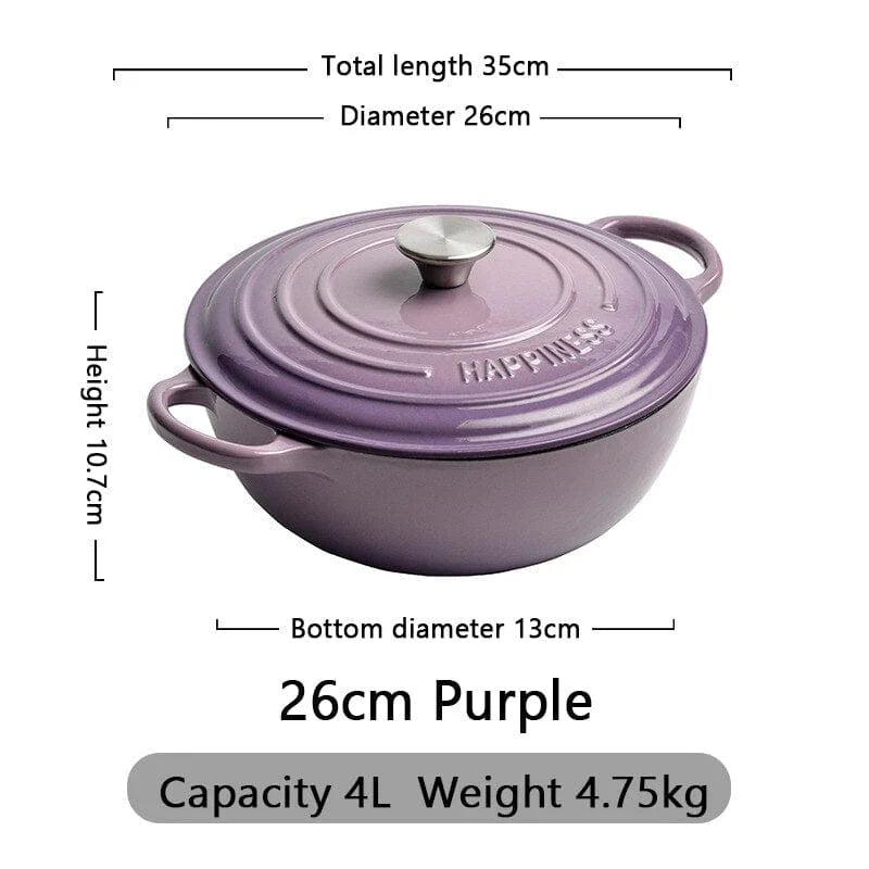 Cast Iron Non-stick Cooking Pot