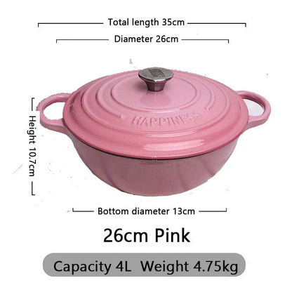 Cast Iron Non-stick Cooking Pot