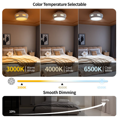 U1 Ceiling Light with Bladeless Fan