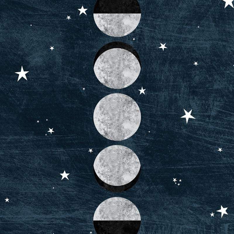 Celestial Moon Phase Wall Art Canvas