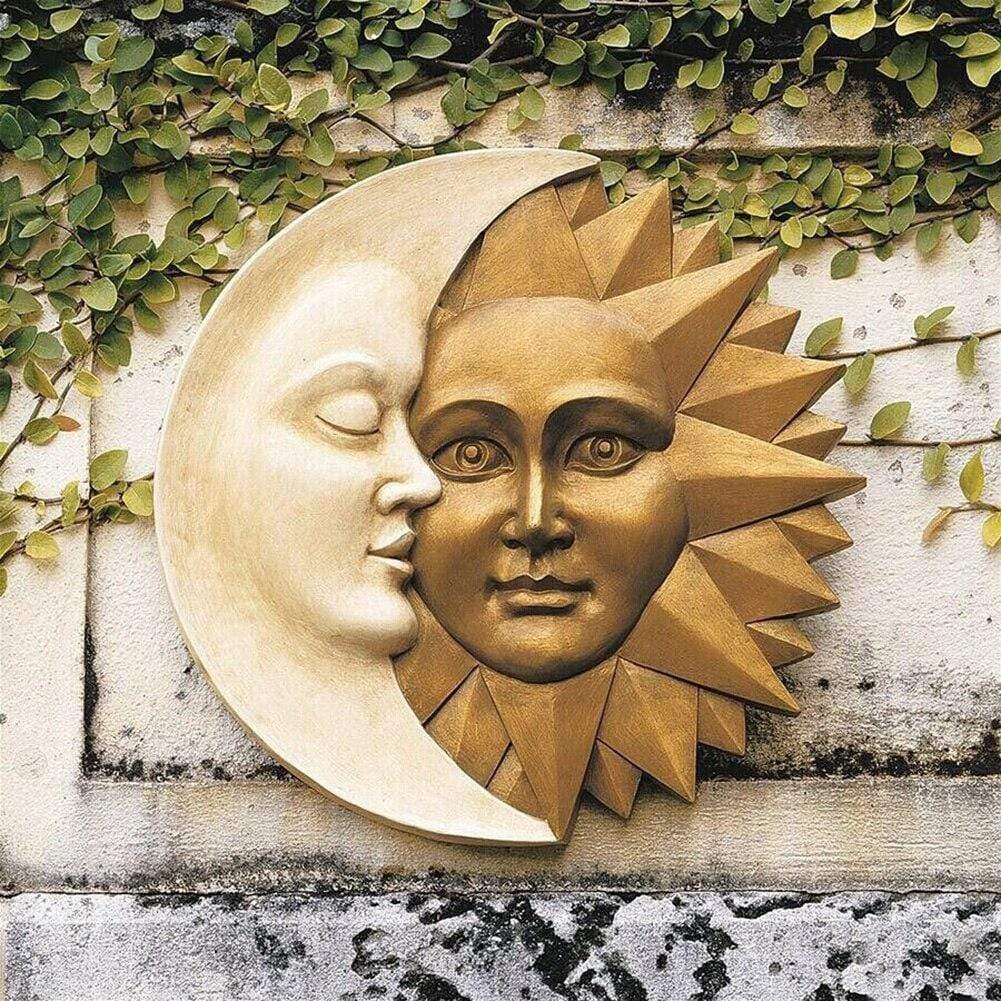 Celestial Sun and Moon Wall Décor