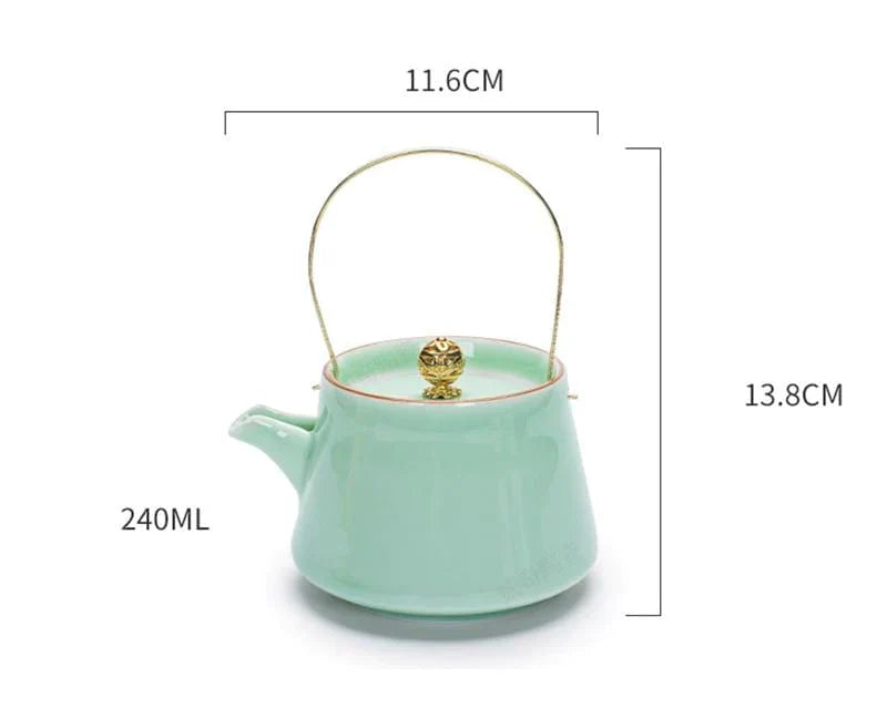 Ceramic Earthenware Teapots Beverage Servers