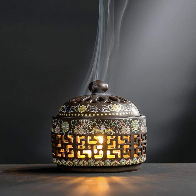 Ceramic Led Incense Burner