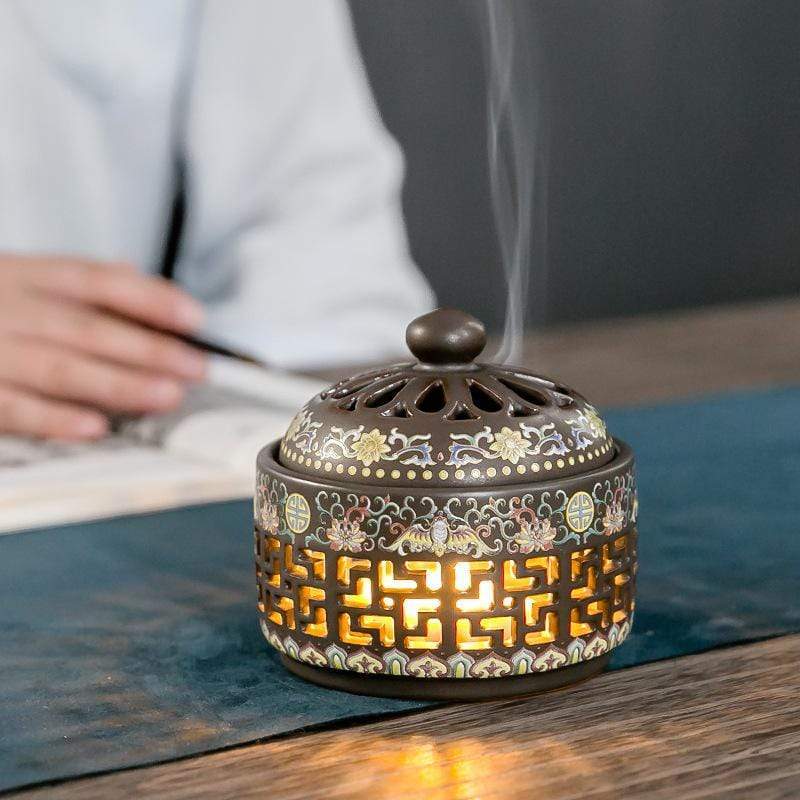 Ceramic Led Incense Burner