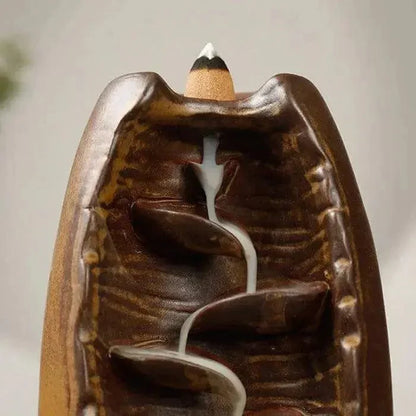 Ceramic Waterfall Backflow Incense Burner