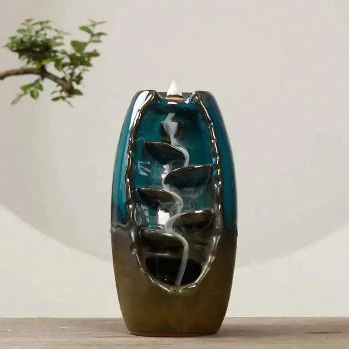 Ceramic Waterfall Backflow Incense Burner