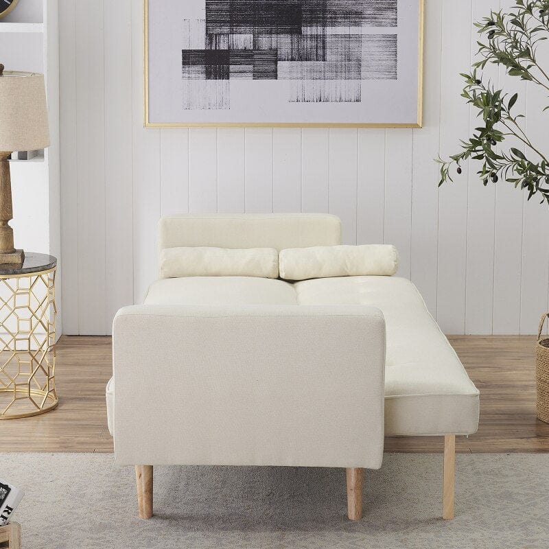 Chayton Velvet Convertible Futon Sofa