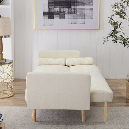 Chayton Velvet Convertible Futon Sofa