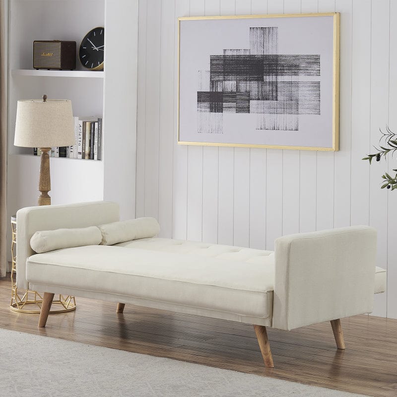 Chayton Velvet Convertible Futon Sofa