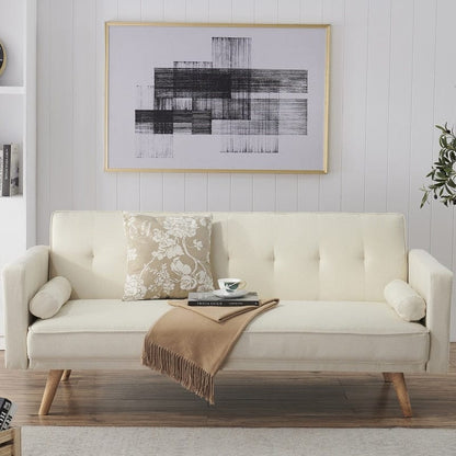 Chayton Velvet Convertible Futon Sofa