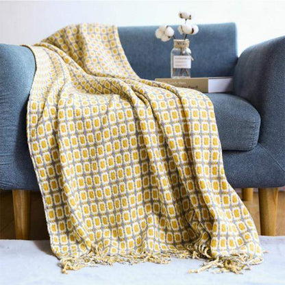 Checkered Throw Blanket Blankets & Throws