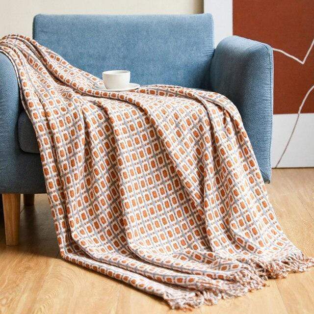 Checkered Throw Blanket Blankets & Throws