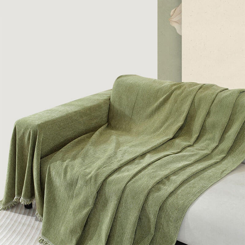 Textured Chenille Throw