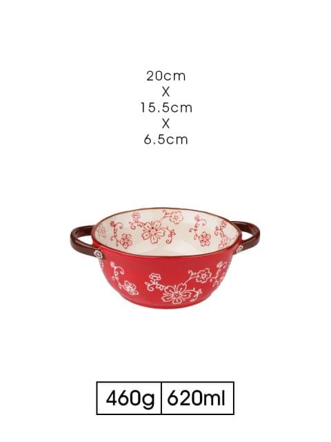 Cherry Ceramic Cooking Pot