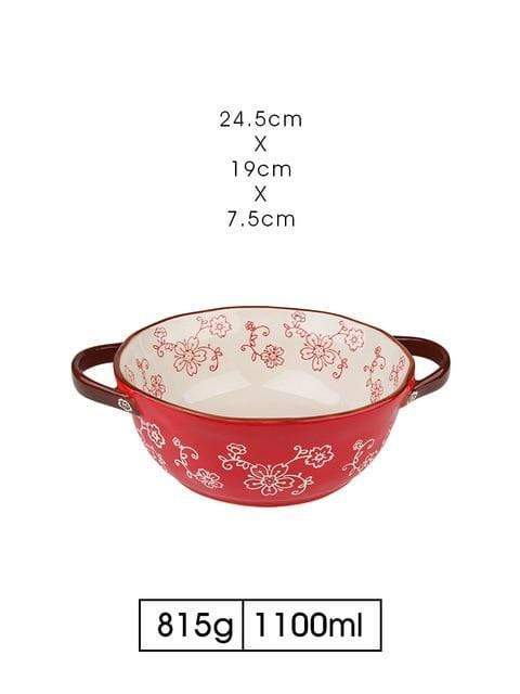 Cherry Ceramic Cooking Pot