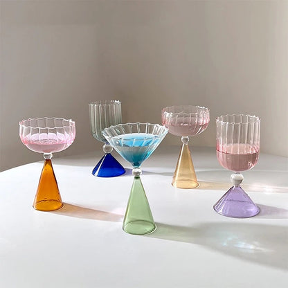 Chic Crystal Cocktail Glass
