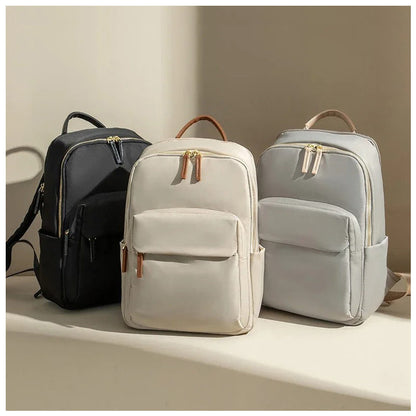 Chic Vegan Leather Backpack