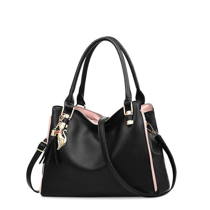 Chic Vegan Leather Shoulder Bag