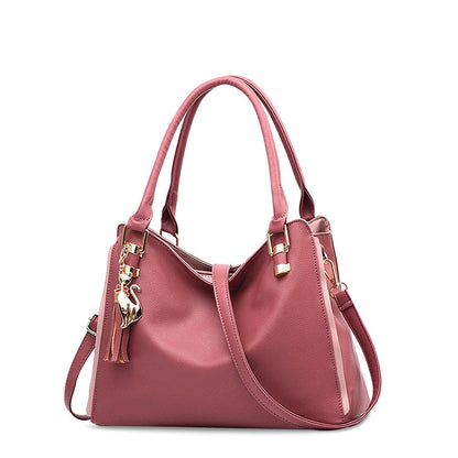 Chic Vegan Leather Shoulder Bag