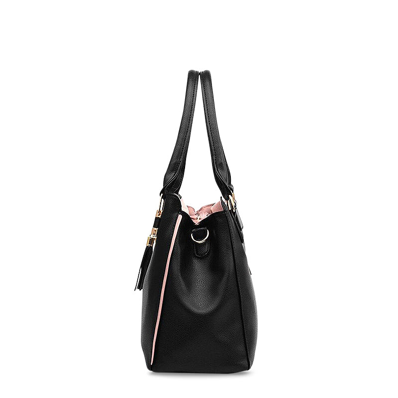 Chic Vegan Leather Shoulder Bag