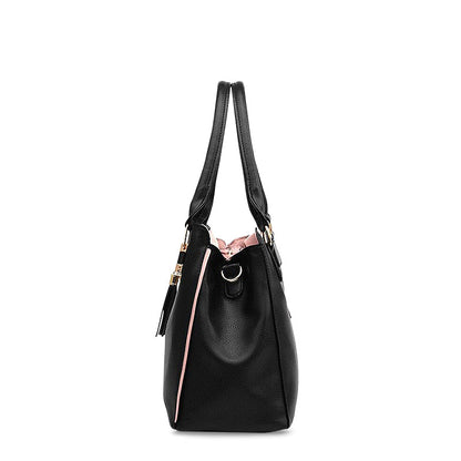 Chic Vegan Leather Shoulder Bag