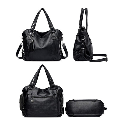 Chic Vegan Leather Tote