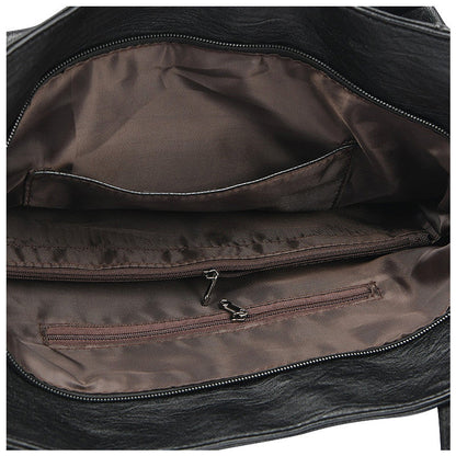 Chic Vegan Leather Tote