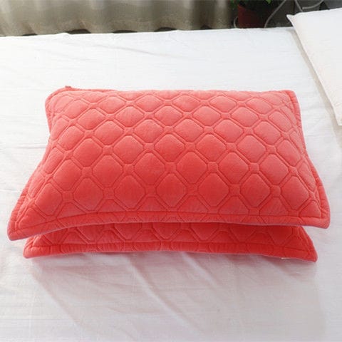 Chrisette 2 Pcs Crystal Velvet Pillowcase