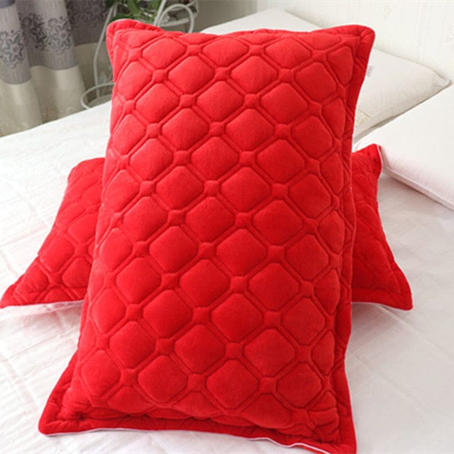 Chrisette 2 Pcs Crystal Velvet Pillowcase