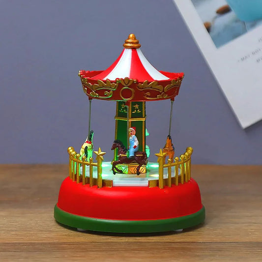 Christmas Carousel with Led Light