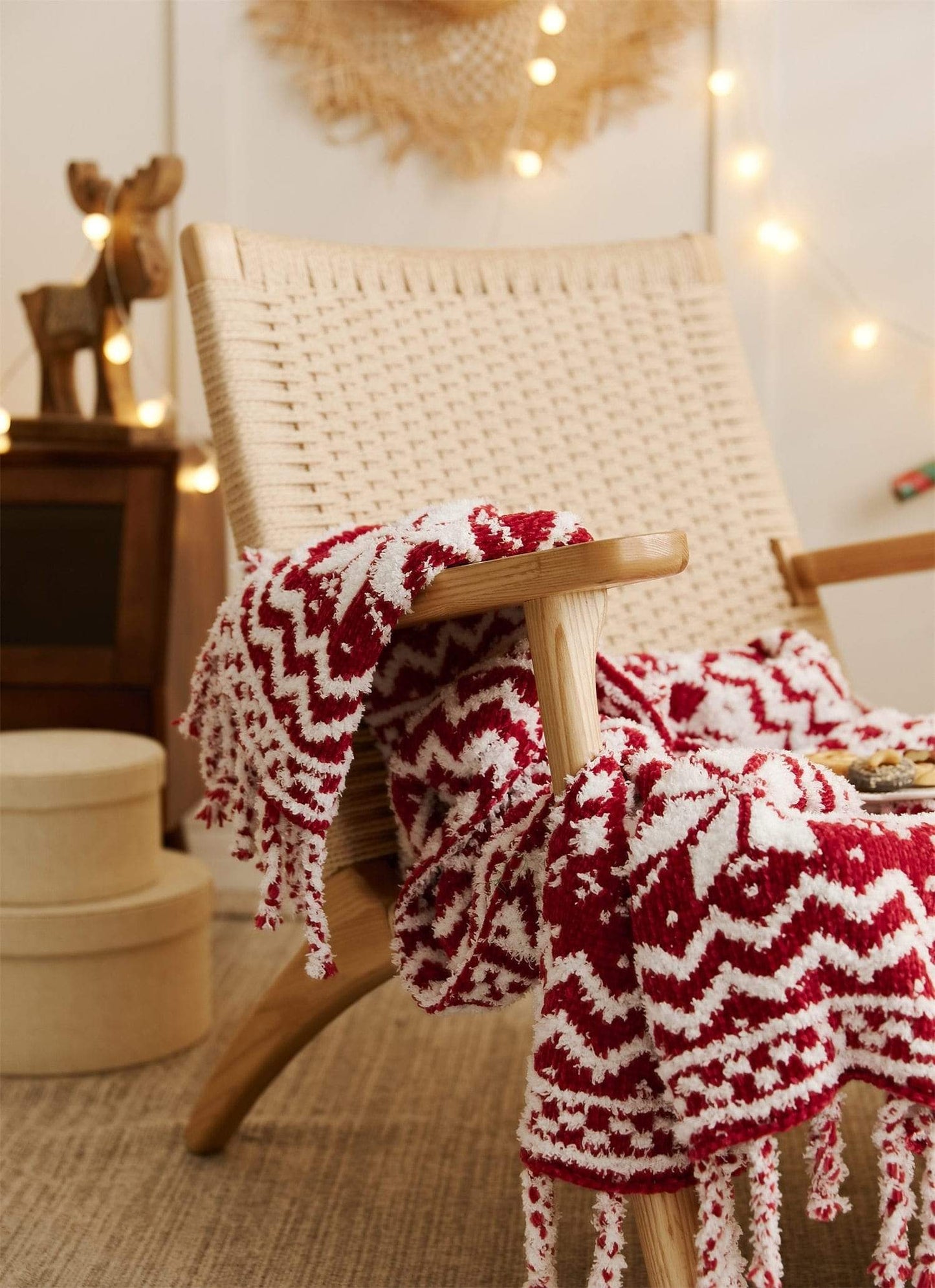 Christmas Knit Throw Blanket