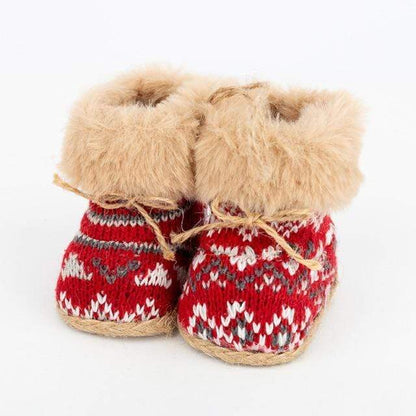 Christmas Snow Boots Tree Decor