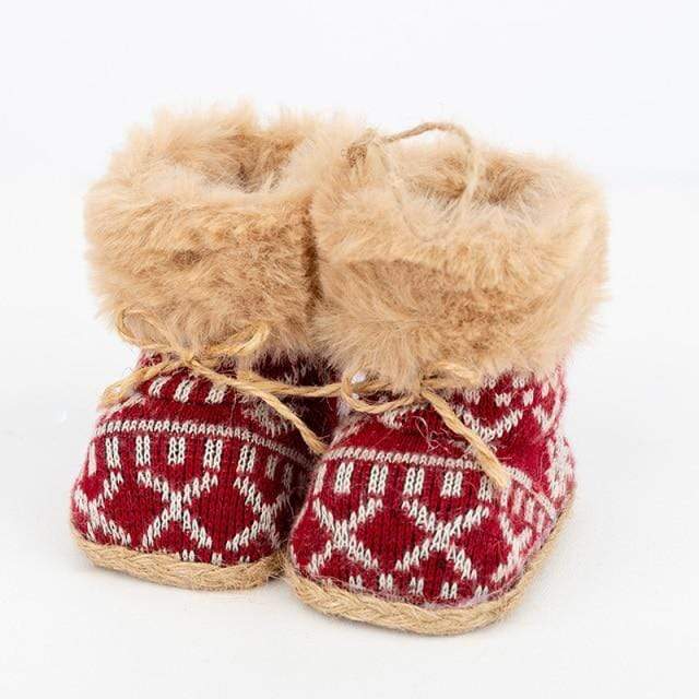 Christmas Snow Boots Tree Decor