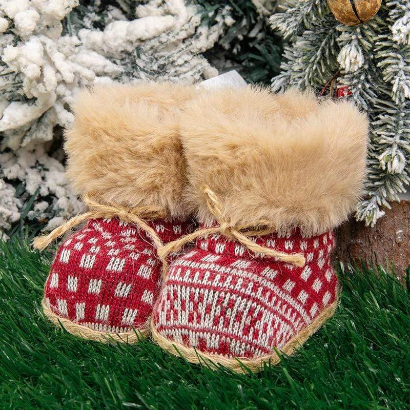 Christmas Snow Boots Tree Decor