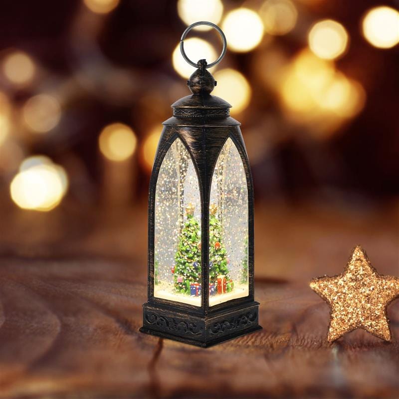 Christmas Snow Globe Lantern