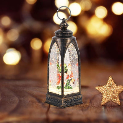 Christmas Snow Globe Lantern