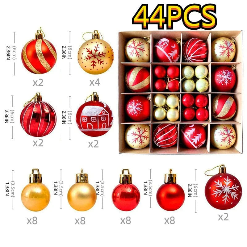 Christmas Tree Balls Set