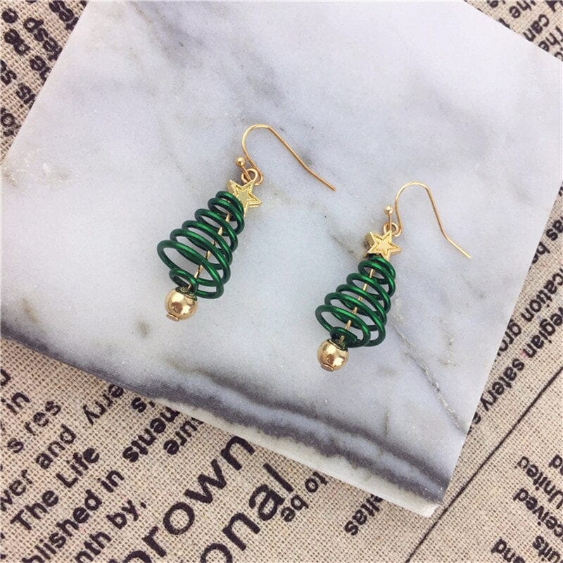 Christmas Tree Earrings