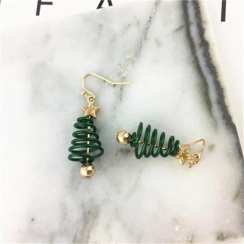 Christmas Tree Earrings