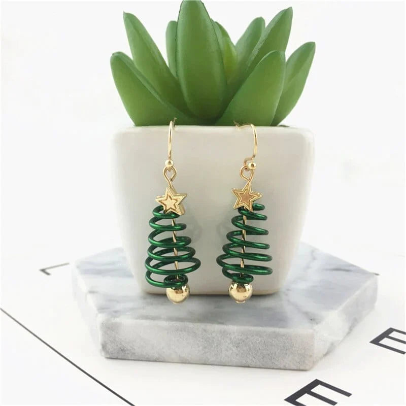 Christmas Tree Earrings